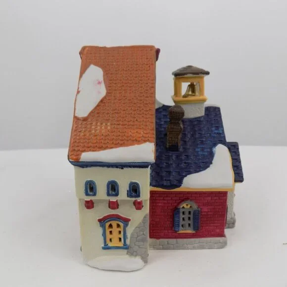 Lemax Dickensvale 11 Piece Lighted Village Set Christmas Decoration Vtg Box FLAW - Picture 5 of 11